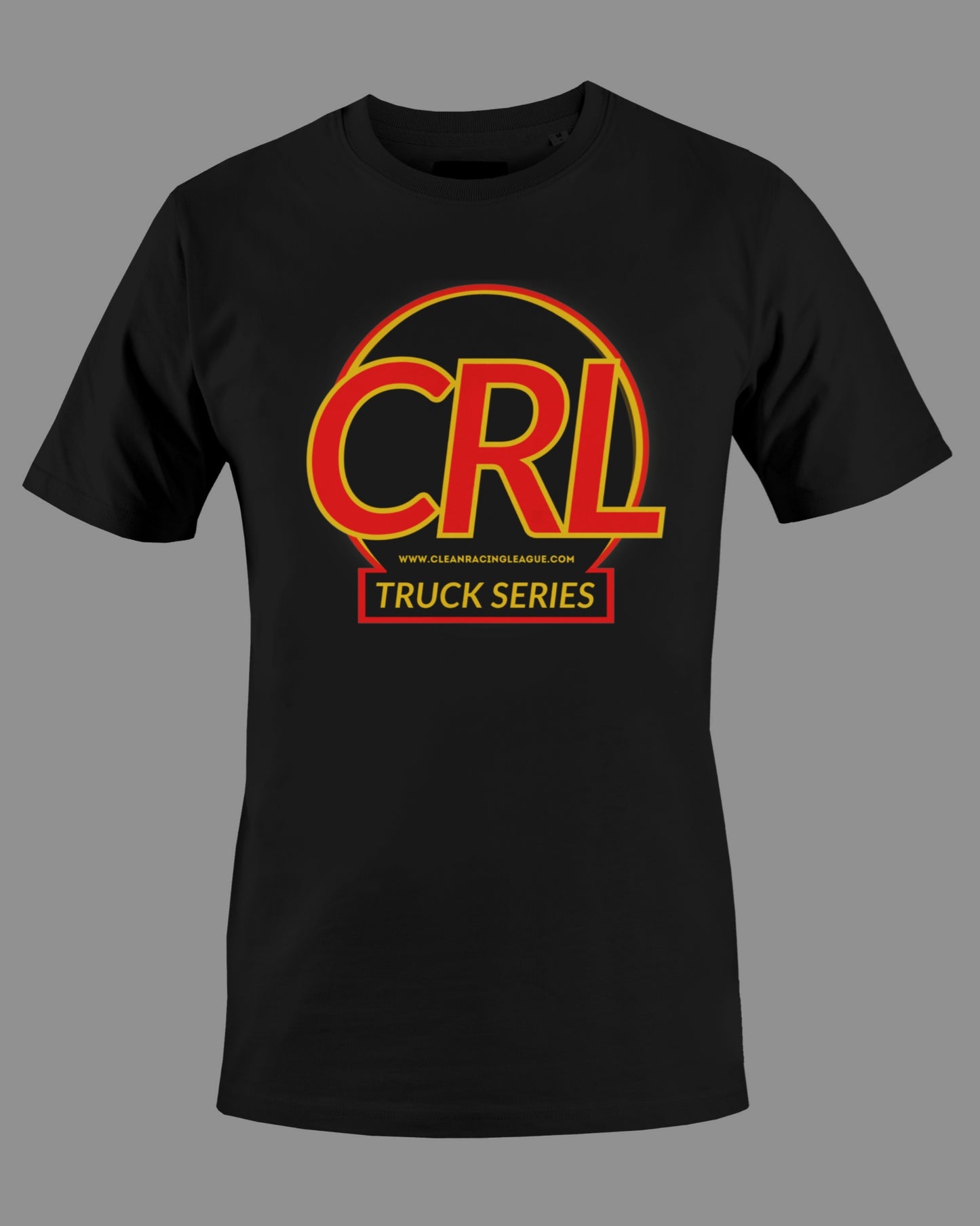 CRL IRacing Truck Series Logo Unisex Heavy Cotton T-Shirt - Black