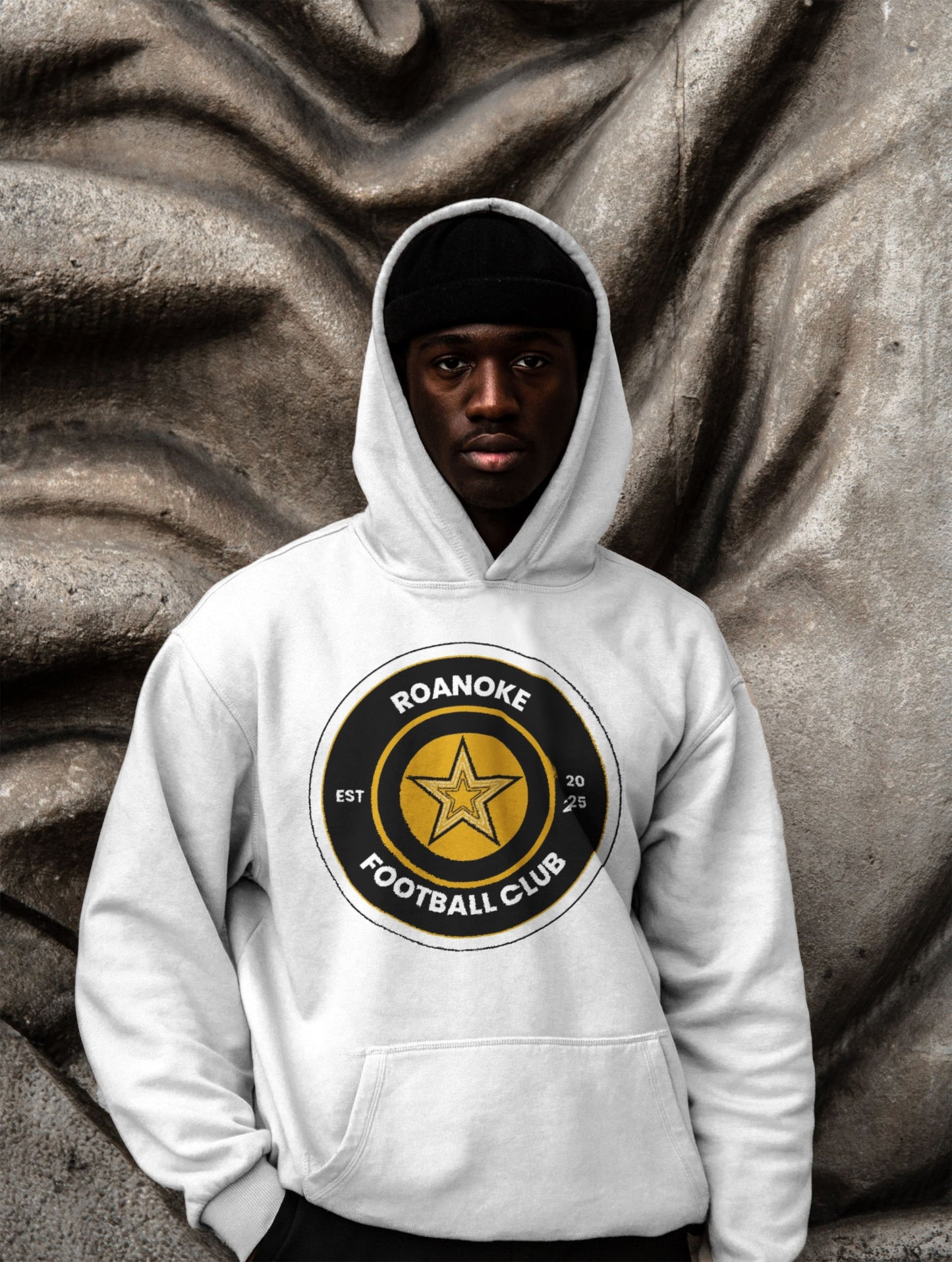 Roanoke FC White Hoodie