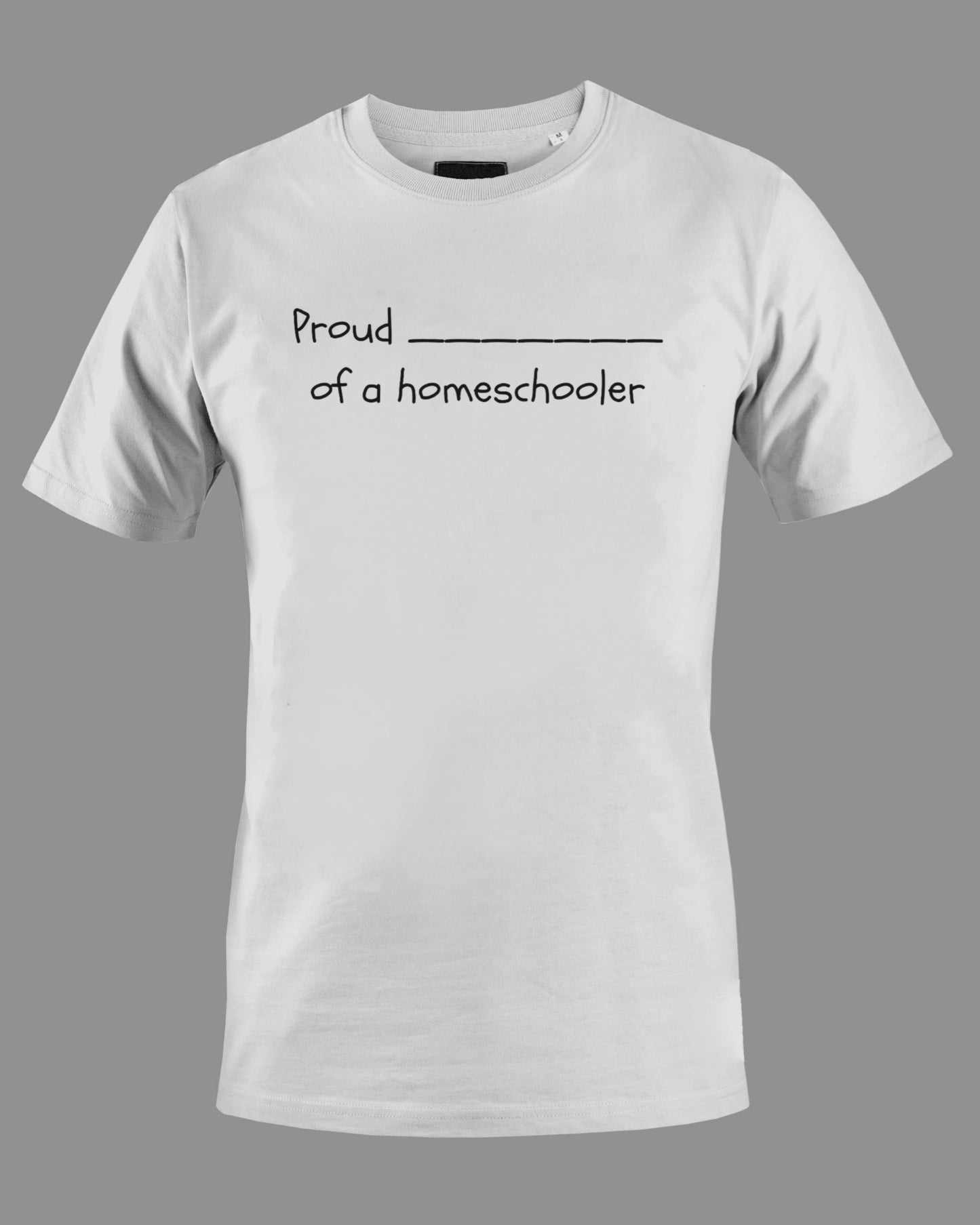 Gildan Youth G500B "Proud of a homeschooler" Logo Unisex Heavy Cotton T-shirt