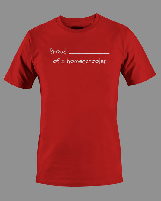 Gildan G500 "Proud of a homeschooler" Logo Unisex Heavy Cotton T-shirt