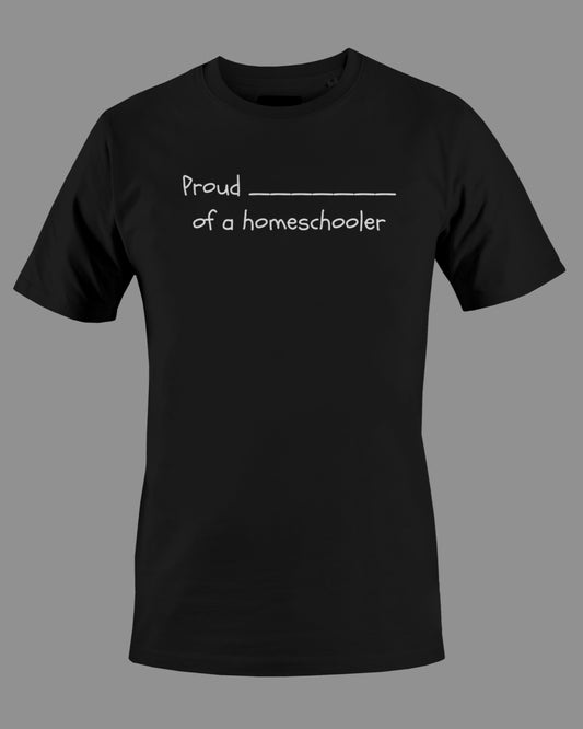 Gildan Youth G500B "Proud of a homeschooler" Logo Unisex Heavy Cotton T-shirt