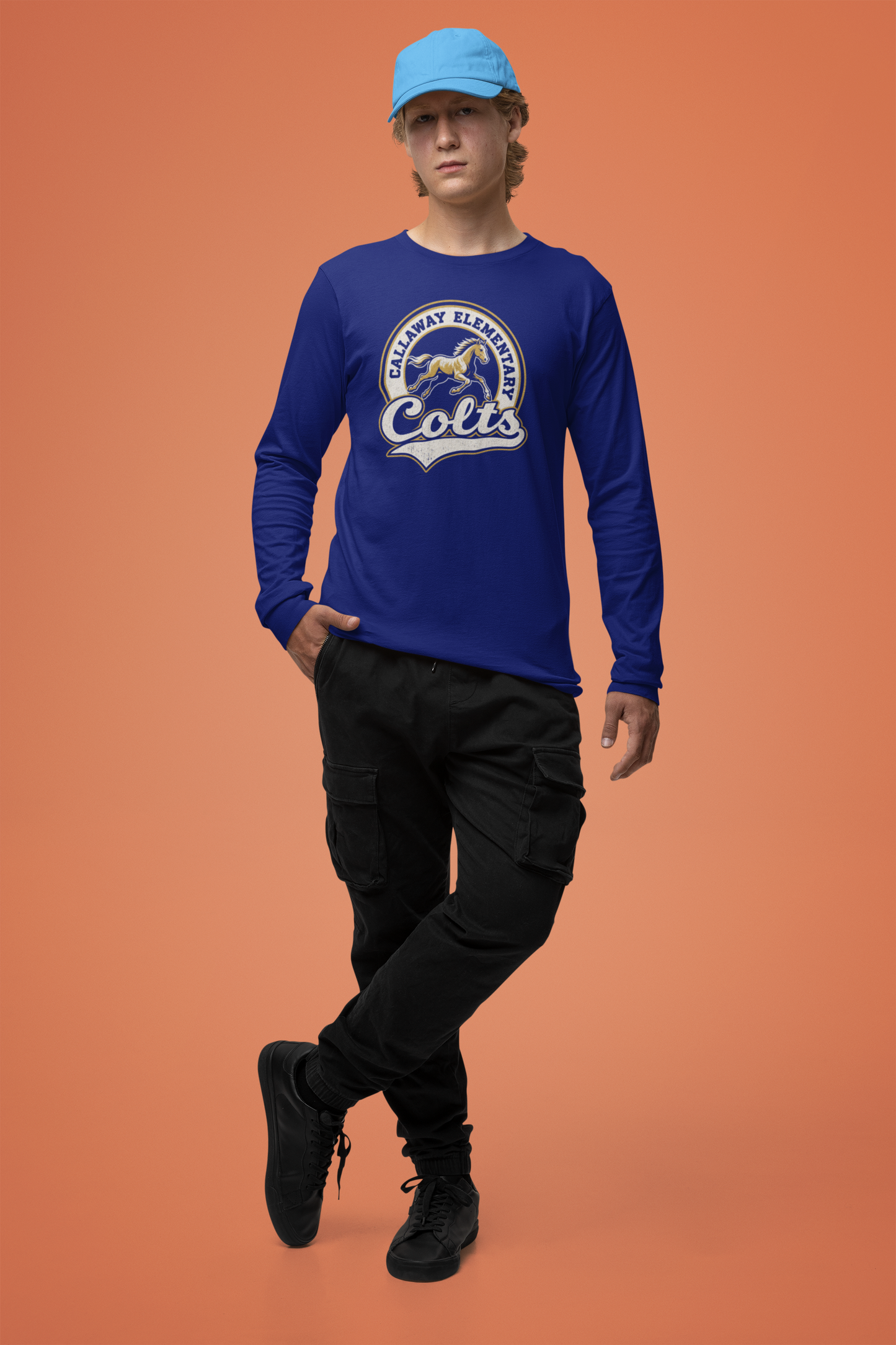 Gildan Adult 100% heavyweight cotton Long Sleeve T-shirt